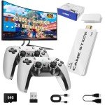 4K Retro Game Console Stick Pro with 20000+ Games
