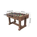 KICK Brigade 55" Brown Foosball Table