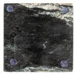 Black Marble Coaster Set - 4 Piece Collection