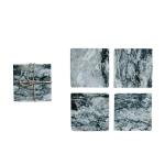 Black Marble Coaster Set - 4 Piece Collection