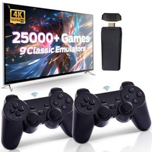 Wireless Retro Game Console with 25,000 Games