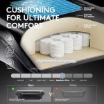 Ergonomic Gaming Chair with Footrest and Massage