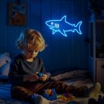Shark Neon LED Sign for Man Cave Decor
