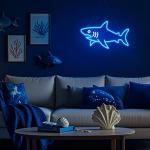 Shark Neon LED Sign for Man Cave Decor