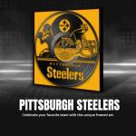 Pittsburgh Steelers Vinyl Record Wall Art Print