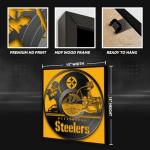 Pittsburgh Steelers Vinyl Record Wall Art Print