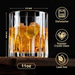 Ocean Ice Whiskey Glasses Set of 2