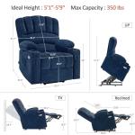MCombo Power Lift Recliner with Heat and Massage