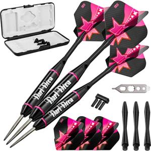 Viper Steel Tip Darts with Travel Case - Pink