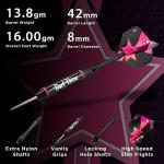 Viper Steel Tip Darts with Travel Case - Pink