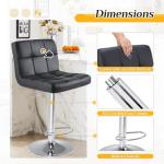 Set of 4 Modern 24-inch Bar Stools