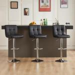 Set of 4 Modern 24-inch Bar Stools