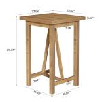 Tribesigns 39.4" Tall Pub Table for Small Spaces