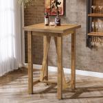 Tribesigns 39.4" Tall Pub Table for Small Spaces