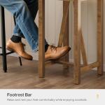 Tribesigns 39.4" Tall Pub Table for Small Spaces