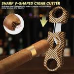 Travel Cigar Humidor Set with Accessories Kit