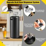 128oz Mini Keg with Beer Tap Dispenser