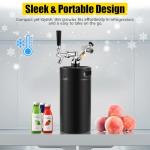 128oz Mini Keg with Beer Tap Dispenser