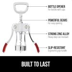 GORILLA GRIP Heavy Duty Wine Opener and Corkscrew
