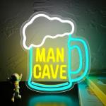 Cool Beer Neon Sign for Man Cave Decor