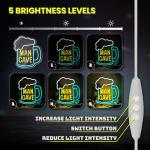 Cool Beer Neon Sign for Man Cave Decor