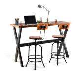 Rustic High Top Bar Table for Small Spaces