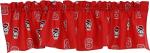 NC State Wolfpack Printed Curtain Valance, 84" x 15