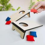 Mini Tabletop Cornhole Game Set with 8 Bags