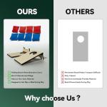 Mini Tabletop Cornhole Game Set with 8 Bags