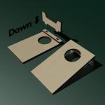 Mini Tabletop Cornhole Game Set with 8 Bags