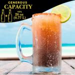 Freezer Safe 26 oz Glass Beer Mug