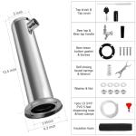 Single Tap Beer Tower Dispenser with Stainless Faucet