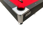 7-Foot RACK Draco Pool Table with Red Felt