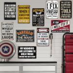 Funny Vintage Metal Signs for Man Cave Decor