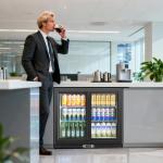 BINGERMA Back Bar Cooler with Glass Doors