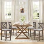 Set of 4 Modern Counter Height Bar Stools