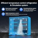 BINGERMA Back Bar Cooler with Glass Doors