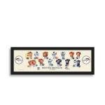 Denver Broncos Framed NFL Wall Art Print