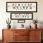 Denver Broncos Framed NFL Wall Art Print