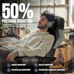 Dowinx Gaming Chair with Footrest and Massage