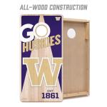 Washington Huskies 2’ x 4’ Wood Cornhole Game
