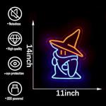 Black Mage Neon Sign – Ultimate Gamer Decor