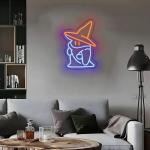 Black Mage Neon Sign – Ultimate Gamer Decor