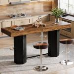 Industrial 70.9" Extra Long Bar Table