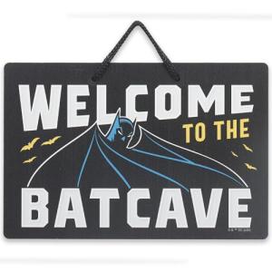 Batman Batcave Hanging Metal Sign for Man Cave