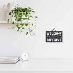 Batman Batcave Hanging Metal Sign for Man Cave