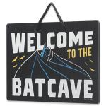 Batman Batcave Hanging Metal Sign for Man Cave