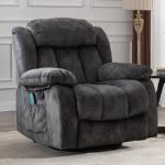 Cozy Heated Massage Rocker Recliner Chair