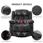Cozy Heated Massage Rocker Recliner Chair