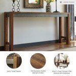 Torjin Urban Counter Height Dining Table - Two-tone Brown